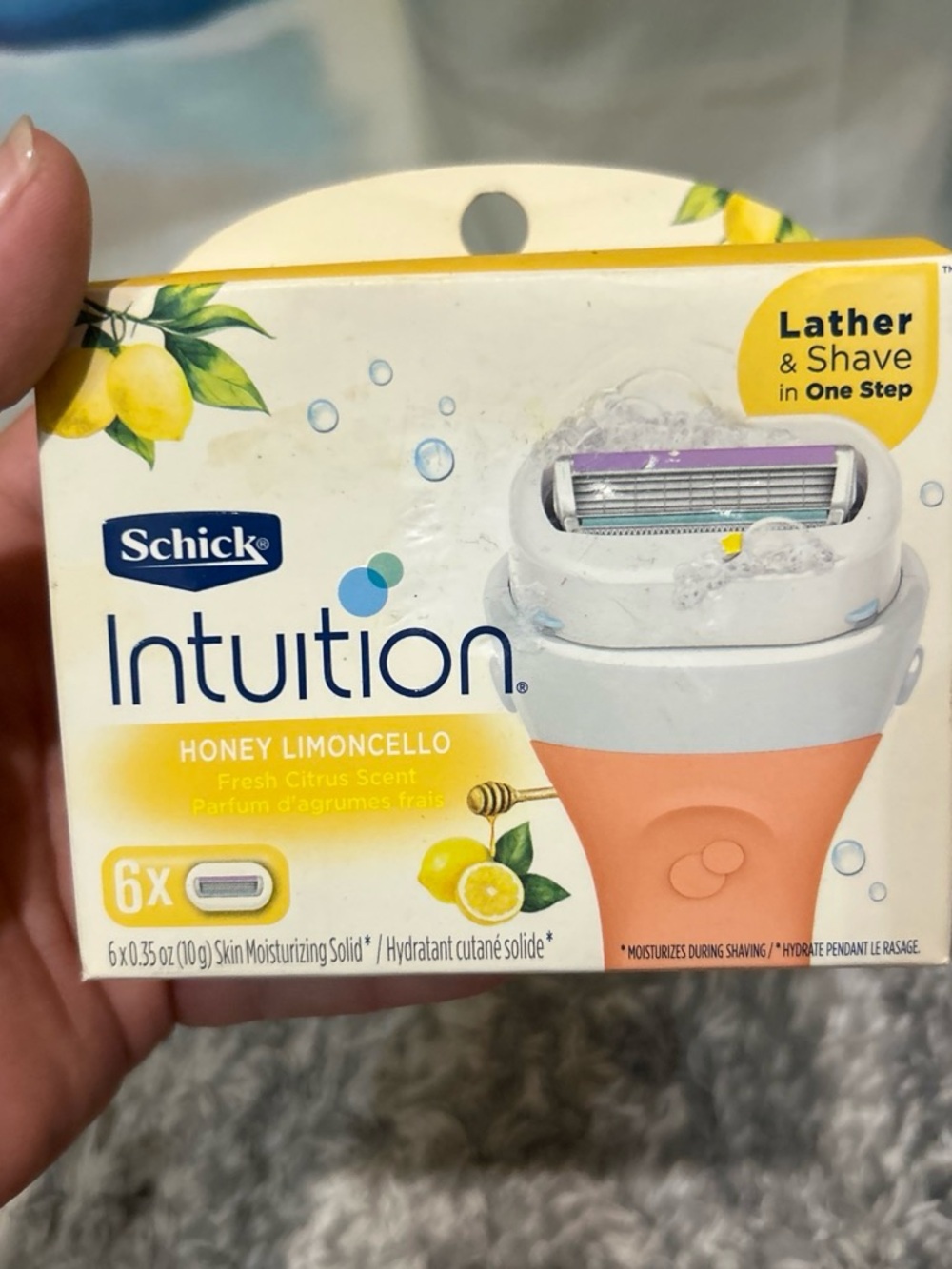 Schick  Intuition Honey Limoncello Refill - 6 pack